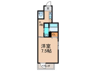 オイコス西天満の物件間取画像